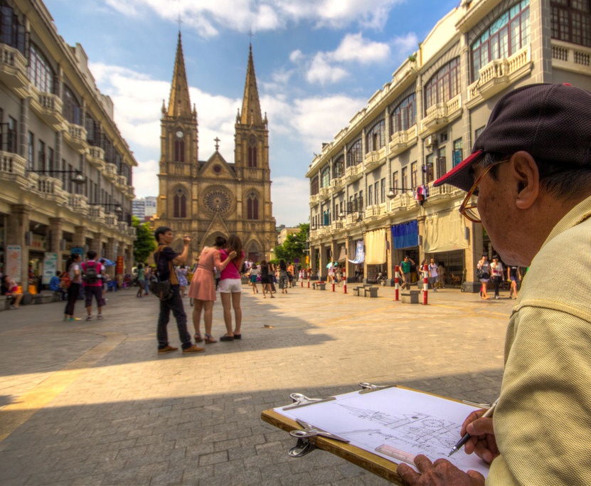 Католичский собор - достопримечательность Гуанчжоу