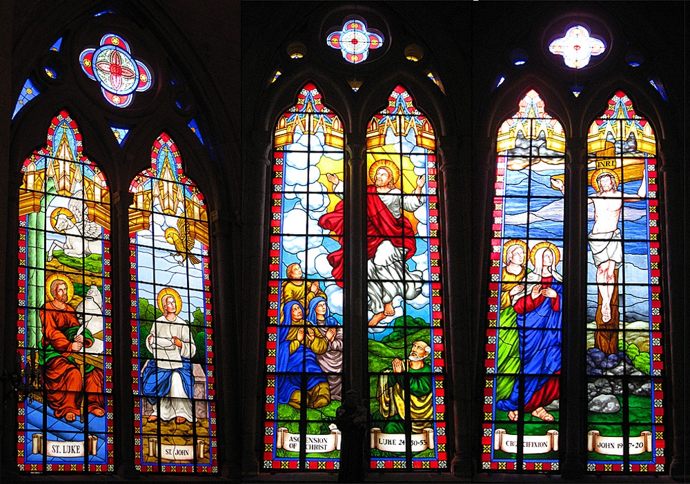 Витражи католического собора - Гуанчжоу