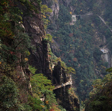 Хуаншань - туристическая тропа