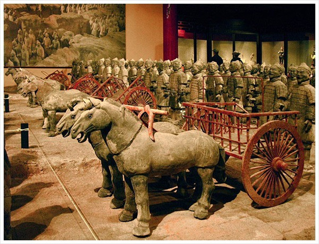 Сиань - колесницы терракотовой армии