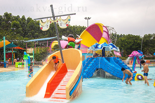 Аттракционы для малышей в Chimelong - Гуанчжоу