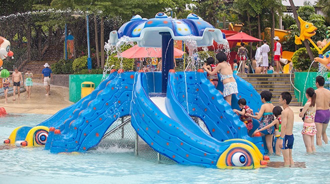 Гуанчжоу - Chimelong- аттракционы малышей