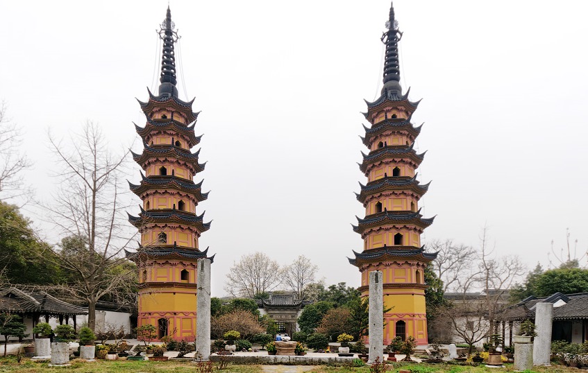 Парные пагоды  в Сучжоу