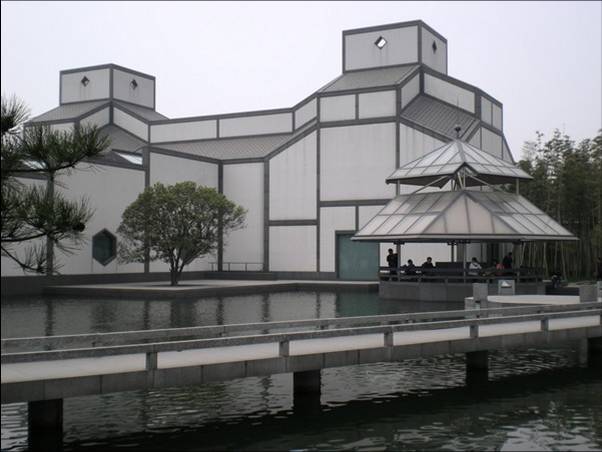 Современная достопримечательность Сучжоу - здание музея