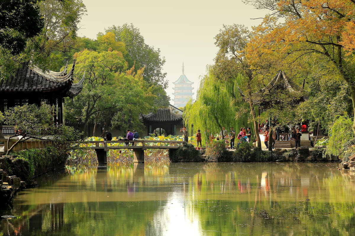 Достопримечательности Сучжоу - парк Паньмень