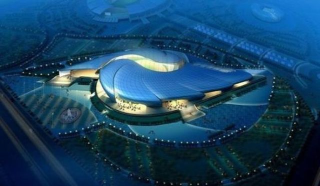 Гуанчжоу - стадион Наньша - современная достопримечательность